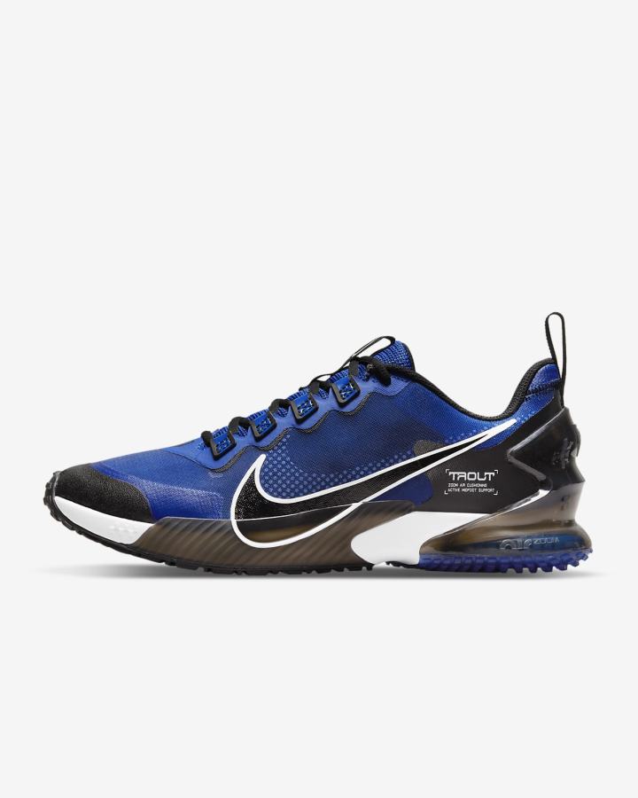 Zapatillas de Beisbol Nike Force Zoom Trout LTD Turf Hombre Azul Real Blancas Azules Negras | SVBKZ-0456