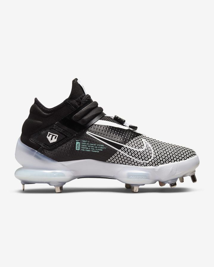 Zapatillas de Beisbol Nike Force Zoom Trout 7 Hombre Negras Turquesa Blancas | UZGQR-5294