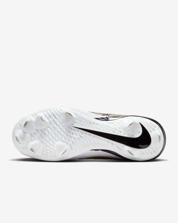 Zapatillas de Beisbol Nike Lunar Cortez Hombre Blancas Negras Metal Doradas | GZJYV-3026