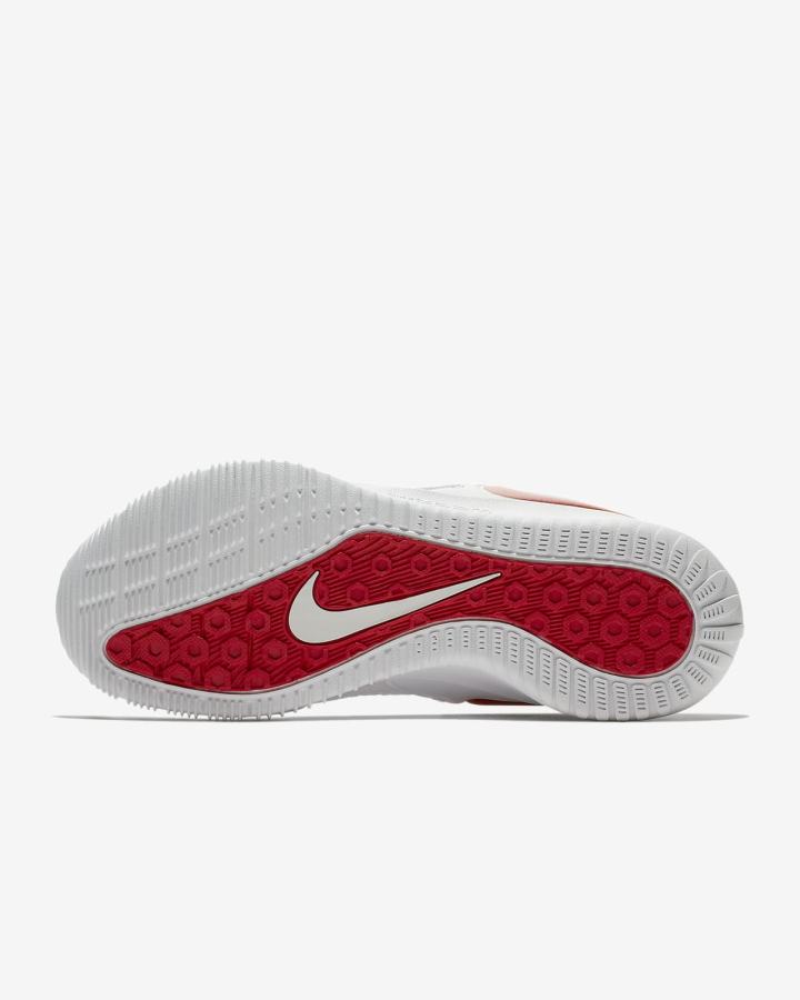 Zapatillas de Voleibol Nike Zoom HyperAce 2 Mujer Blancas Rojas | GOLIX-7253