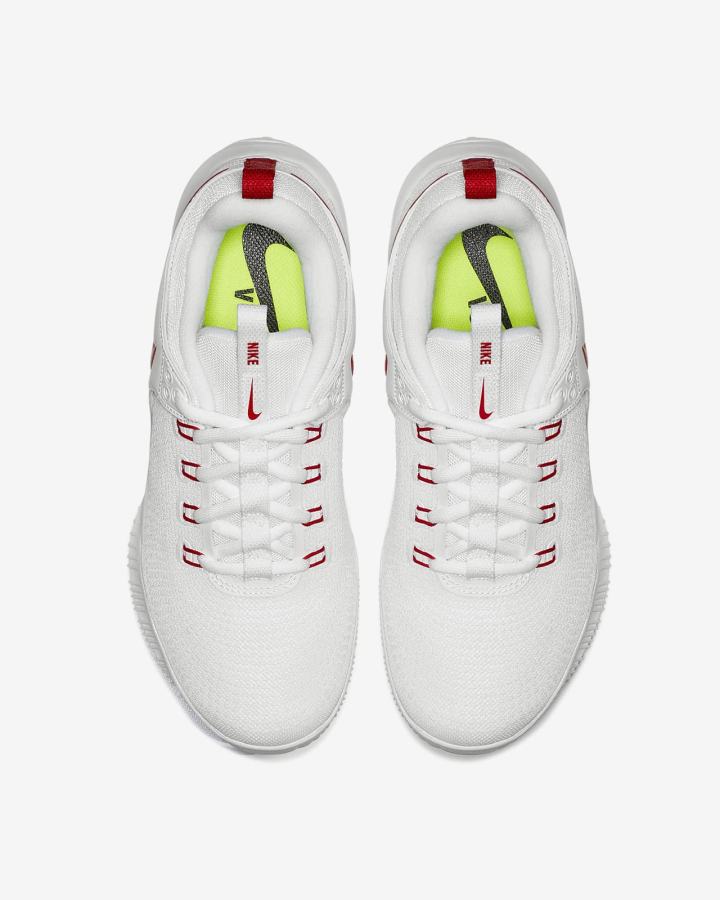 Zapatillas de Voleibol Nike Zoom HyperAce 2 Mujer Blancas Rojas | GOLIX-7253
