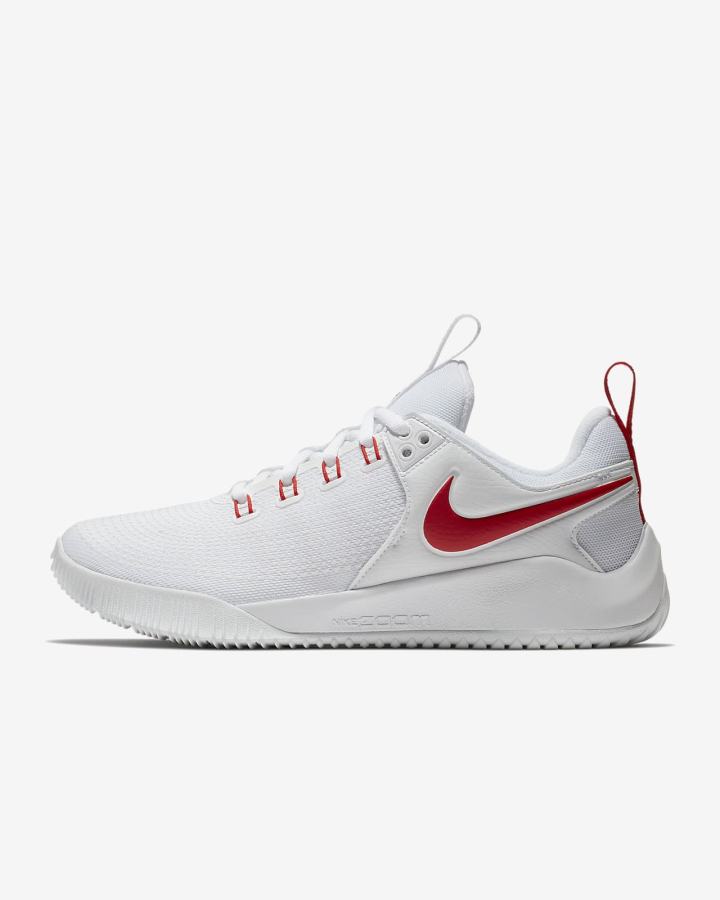 Zapatillas de Voleibol Nike Zoom HyperAce 2 Mujer Blancas Rojas | GOLIX-7253