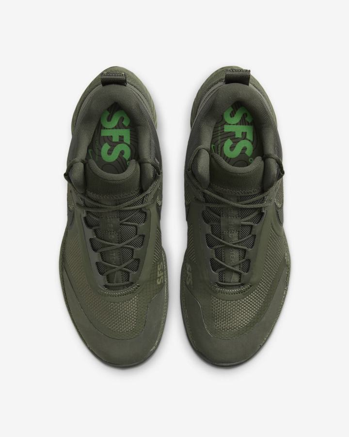 Zapatos De Senderismo Nike React SFB Carbon Elite Outdoor Hombre Kaki Gris Oscuro Negras | NPTJD-5170