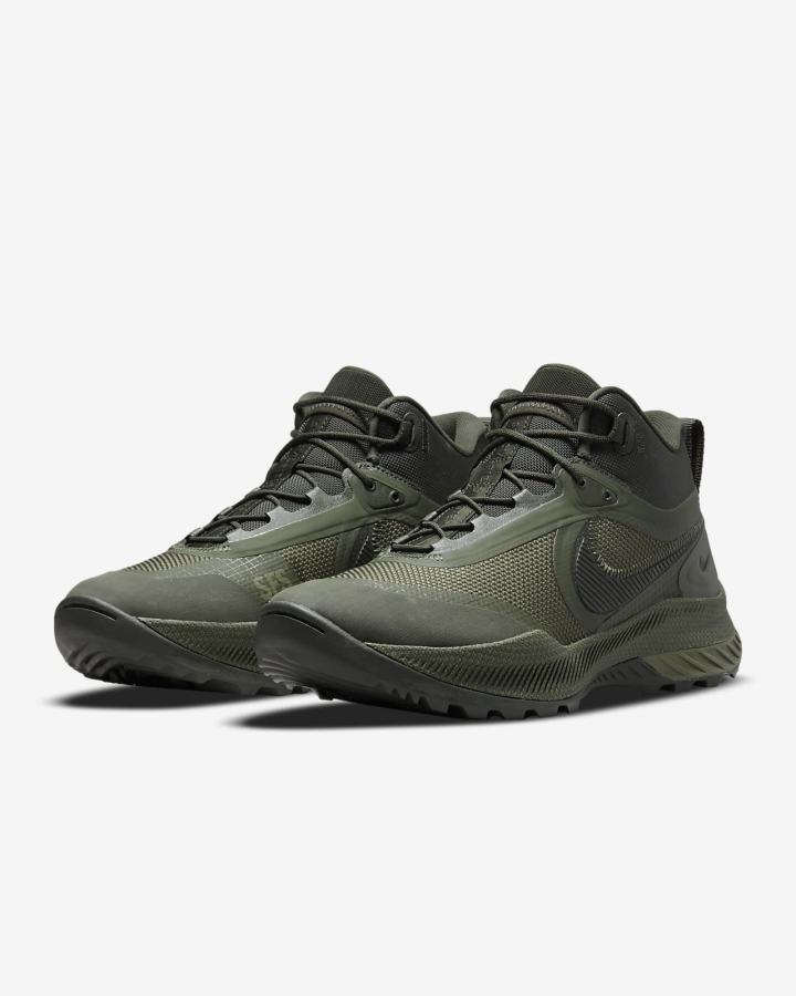 Zapatos De Senderismo Nike React SFB Carbon Elite Outdoor Hombre Kaki Gris Oscuro Negras | NPTJD-5170