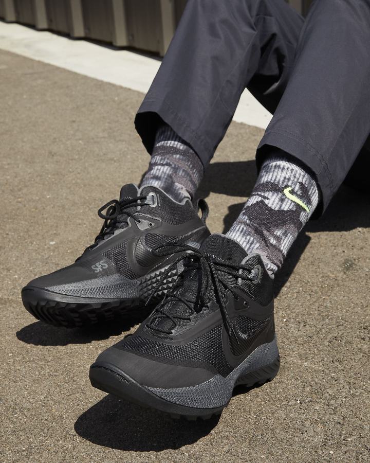 Zapatos De Senderismo Nike React SFB Carbon Elite Outdoor Hombre Negras Gris Oscuro | ZRIPN-0896