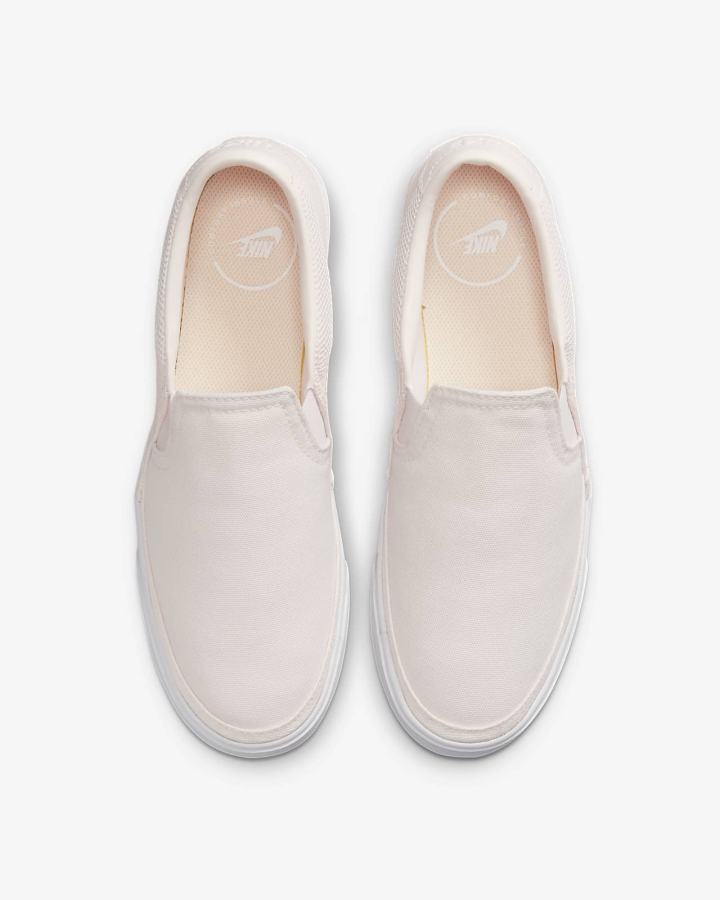 Zapatos Slip On Nike Court Legacy Mujer Rosas Claro Blancas | UAZGL-0736