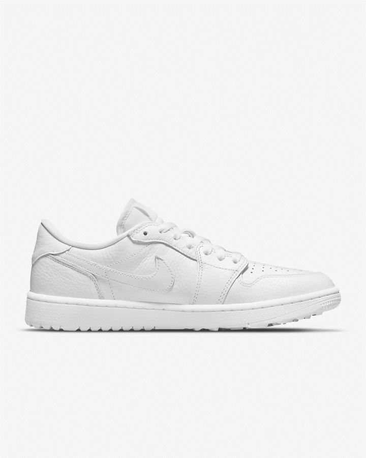 Zapatos de Golf Nike Air Jordan 1 Low G Hombre Blancas | TWZHV-7956
