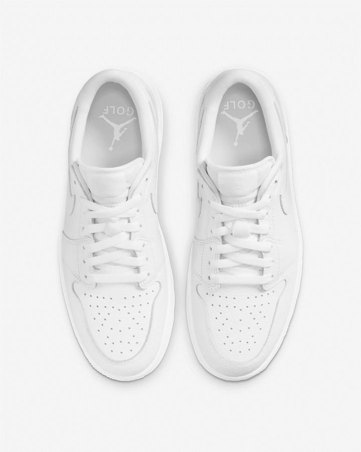 Zapatos de Golf Nike Air Jordan 1 Low G Hombre Blancas | TWZHV-7956