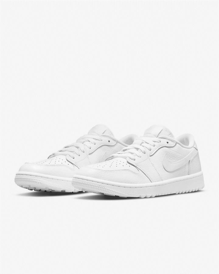 Zapatos de Golf Nike Air Jordan 1 Low G Hombre Blancas | TWZHV-7956