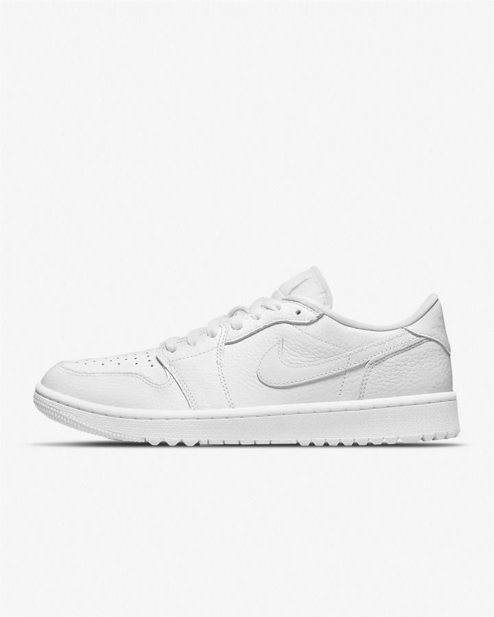 Zapatos de Golf Nike Air Jordan 1 Low G Hombre Blancas | TWZHV-7956