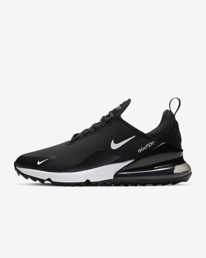 Zapatos de Golf Nike Air Max 270 G Mujer Negras Blancas | DJBYU-0834