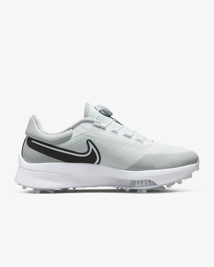 Zapatos de Golf Nike Air Zoom Infinity Tour NEXT% Boa (Wide) Hombre Blancas Gris Turquesa Negras | MJDVN-6039