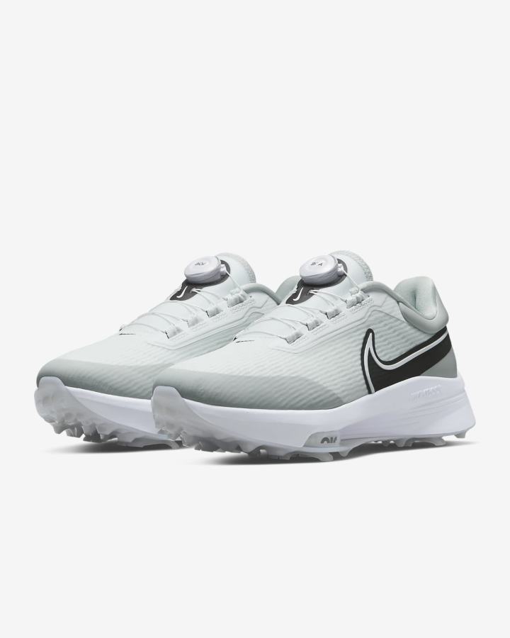 Zapatos de Golf Nike Air Zoom Infinity Tour NEXT% Boa (Wide) Hombre Blancas Gris Turquesa Negras | MJDVN-6039