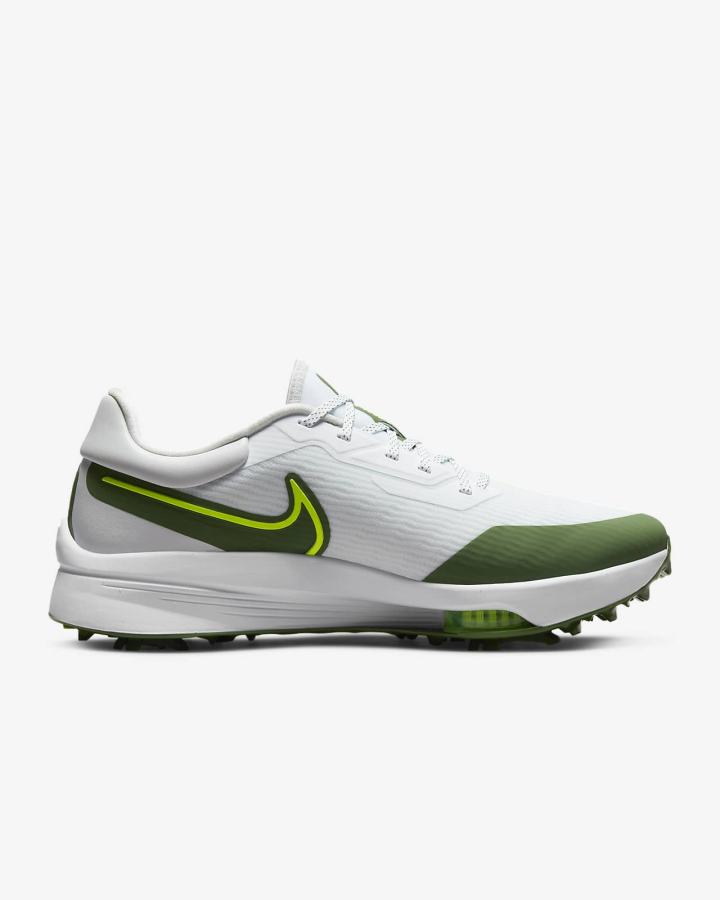Zapatos de Golf Nike Air Zoom Infinity Tour NEXT% Hombre Blancas Plateadas | OYQSL-9342
