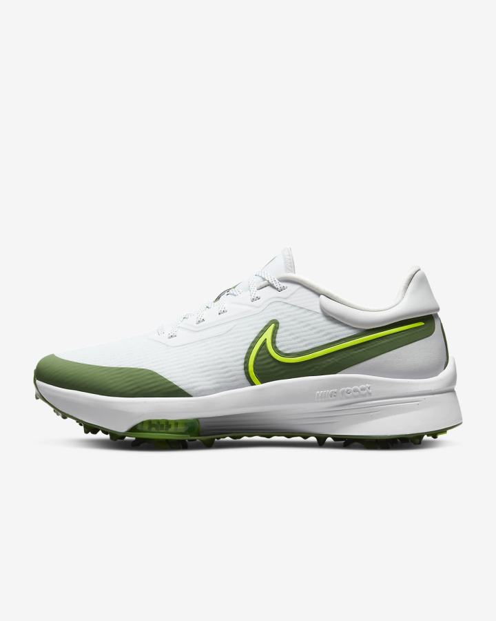 Zapatos de Golf Nike Air Zoom Infinity Tour NEXT% Hombre Blancas Plateadas | OYQSL-9342
