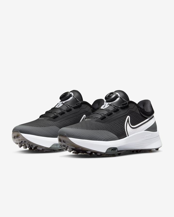 Zapatos de Golf Nike Air Zoom Infinity Tour NEXT% Boa (Wide) Hombre Negras Gris Turquesa Blancas | RNGCQ-8932