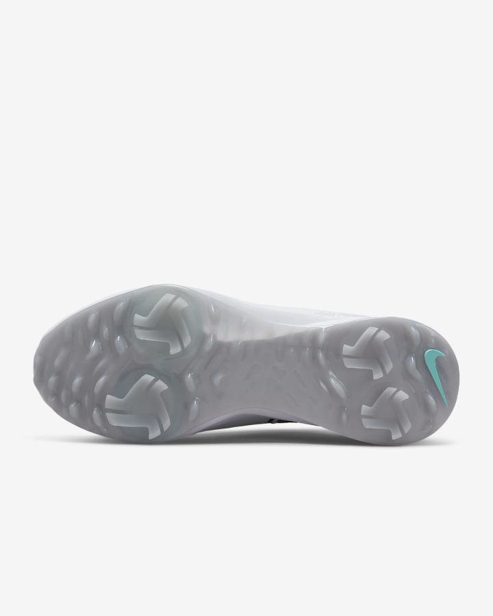 Zapatos de Golf Nike Air Zoom Infinity Tour NEXT% (Wide) Hombre Blancas Gris Turquesa Negras | VRKAN-5391