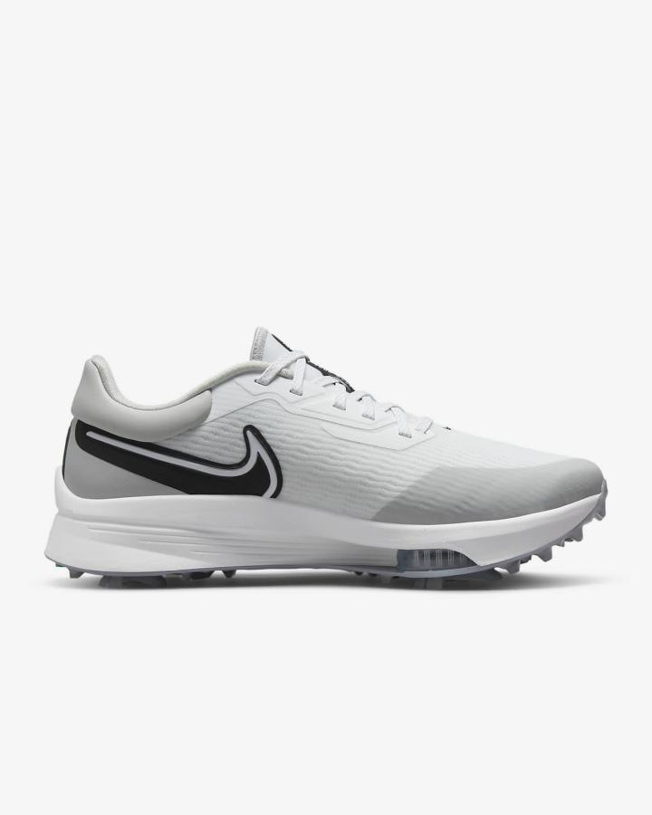 Zapatos de Golf Nike Air Zoom Infinity Tour NEXT% (Wide) Hombre Blancas Gris Turquesa Negras | VRKAN-5391