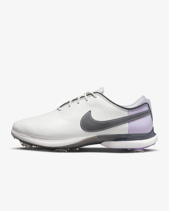 Zapatos de Golf Nike Air Zoom Victory Tour 2 Hombre Blancas Moradas Gris | AOXYR-6947