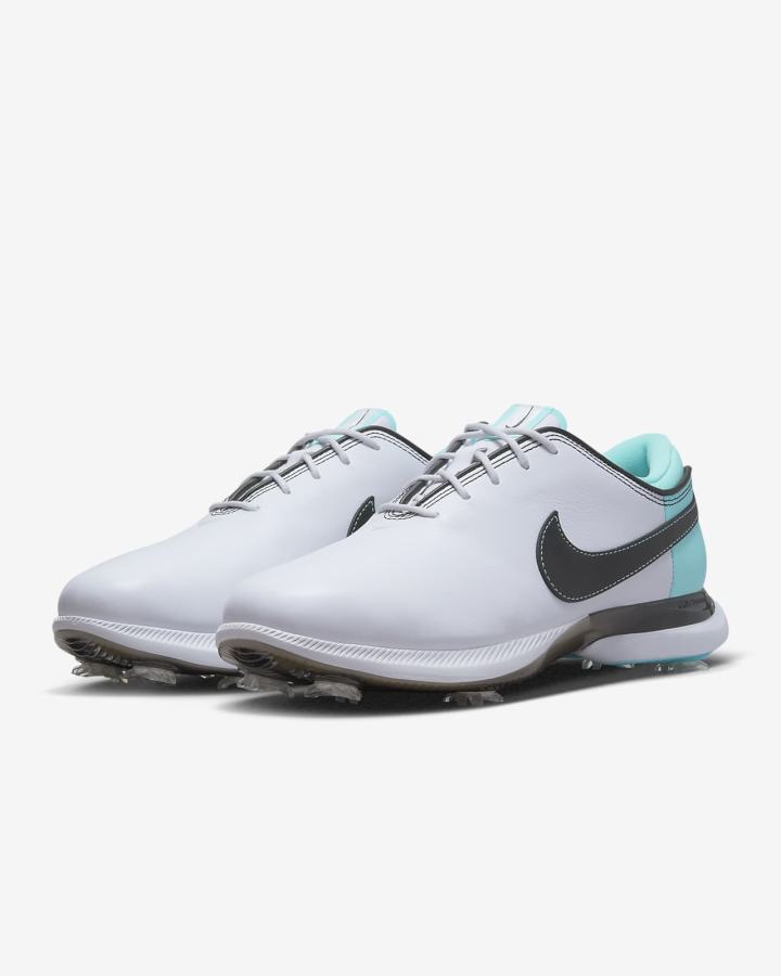 Zapatos de Golf Nike Air Zoom Victory Tour 2 Mujer Blancas Negras | VPYTQ-9723