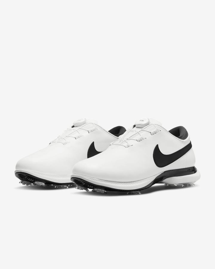 Zapatos de Golf Nike Air Zoom Victory Tour 2 Boa (Wide) Hombre Blancas Negras | YVCTD-2063