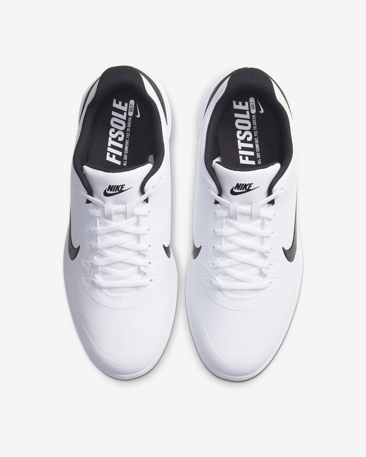 Zapatos de Golf Nike Infinity G Hombre Blancas Negras | GVXFT-7652