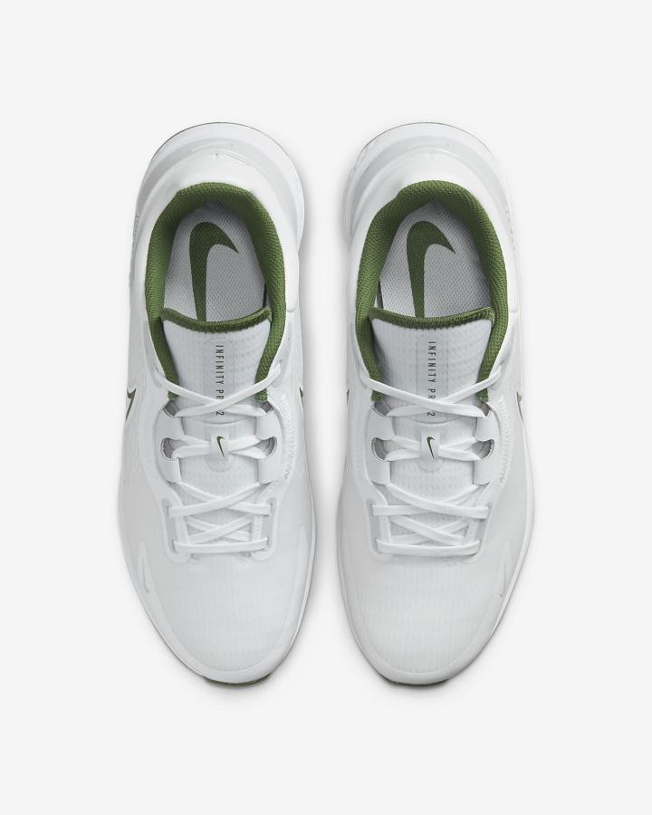 Zapatos de Golf Nike Infinity Pro 2 Hombre Blancas Plateadas | ARIPU-3917