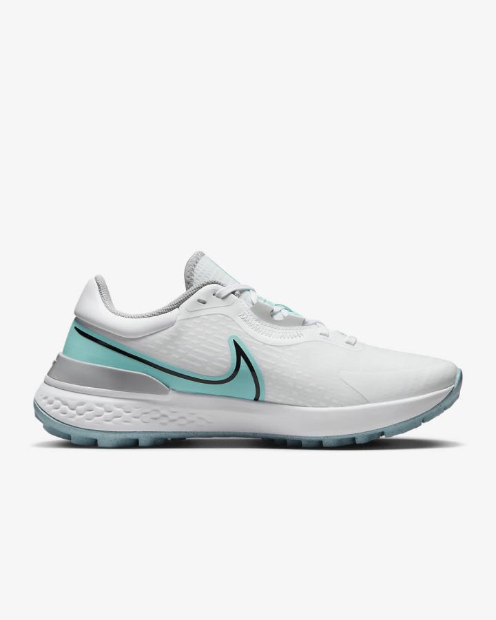 Zapatos de Golf Nike Infinity Pro 2 Hombre Blancas Gris Claro Negras | NDXAT-8675