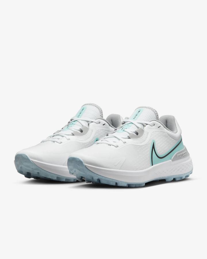 Zapatos de Golf Nike Infinity Pro 2 Hombre Blancas Gris Claro Negras | NDXAT-8675