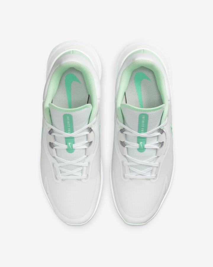 Zapatos de Golf Nike Infinity Pro 2 Hombre Blancas Turquesa Verde Menta | PWRQG-2047