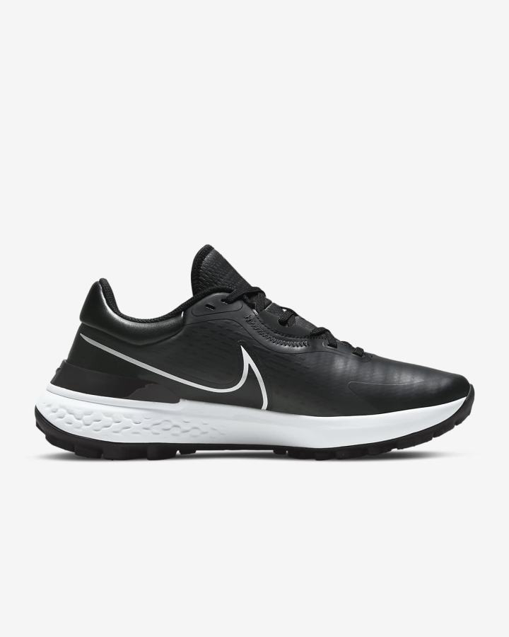 Zapatos de Golf Nike Infinity Pro 2 Hombre Gris Oscuro Negras Blancas | VCQFB-6459