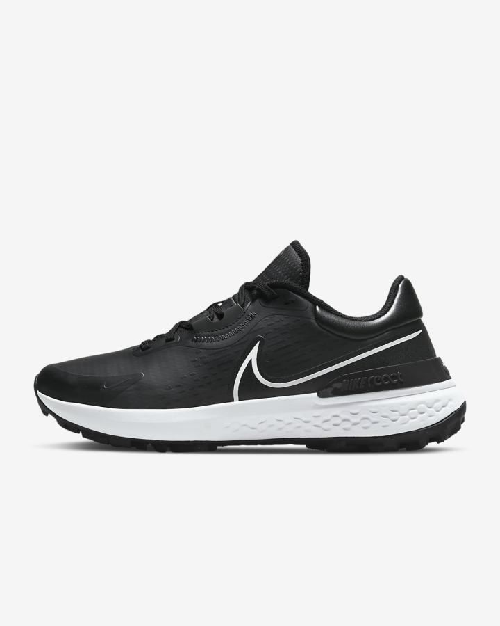 Zapatos de Golf Nike Infinity Pro 2 Hombre Gris Oscuro Negras Blancas | VCQFB-6459