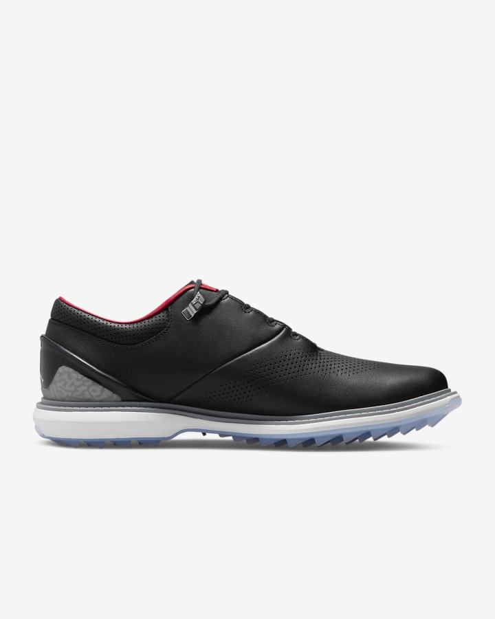 Zapatos de Golf Nike Jordan ADG 4 Hombre Negras Gris Metal Plateadas Blancas | MJGCQ-8146