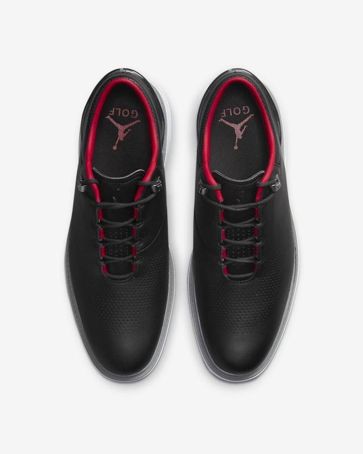 Zapatos de Golf Nike Jordan ADG 4 Hombre Negras Gris Metal Plateadas Blancas | MJGCQ-8146