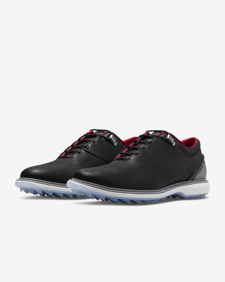 Zapatos de Golf Nike Jordan ADG 4 Hombre Negras Gris Metal Plateadas Blancas | MJGCQ-8146