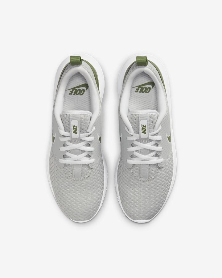 Zapatos de Golf Nike Roshe G Jr. Kids Niña Gris Blancas | AMKRB-3869