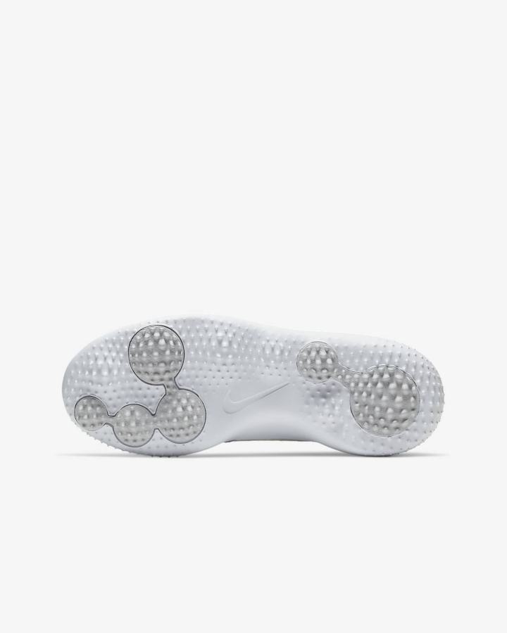 Zapatos de Golf Nike Roshe G Jr. Kids Niño Plateadas Blancas Metal Blancas | EVYXZ-4751