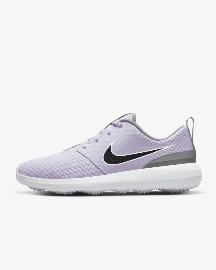 Zapatos de Golf Nike Roshe G Mujer Moradas Blancas Gris Negras | RYPSD-4169