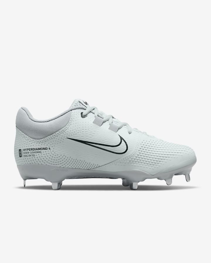 Zapatos de Softbol Nike Hyperdiamond 4 Pro Mujer Plateadas Gris Gris Oscuro | PYXJG-5384