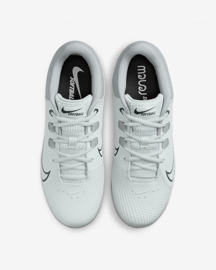 Zapatos de Softbol Nike Hyperdiamond 4 Pro Mujer Plateadas Gris Gris Oscuro | PYXJG-5384