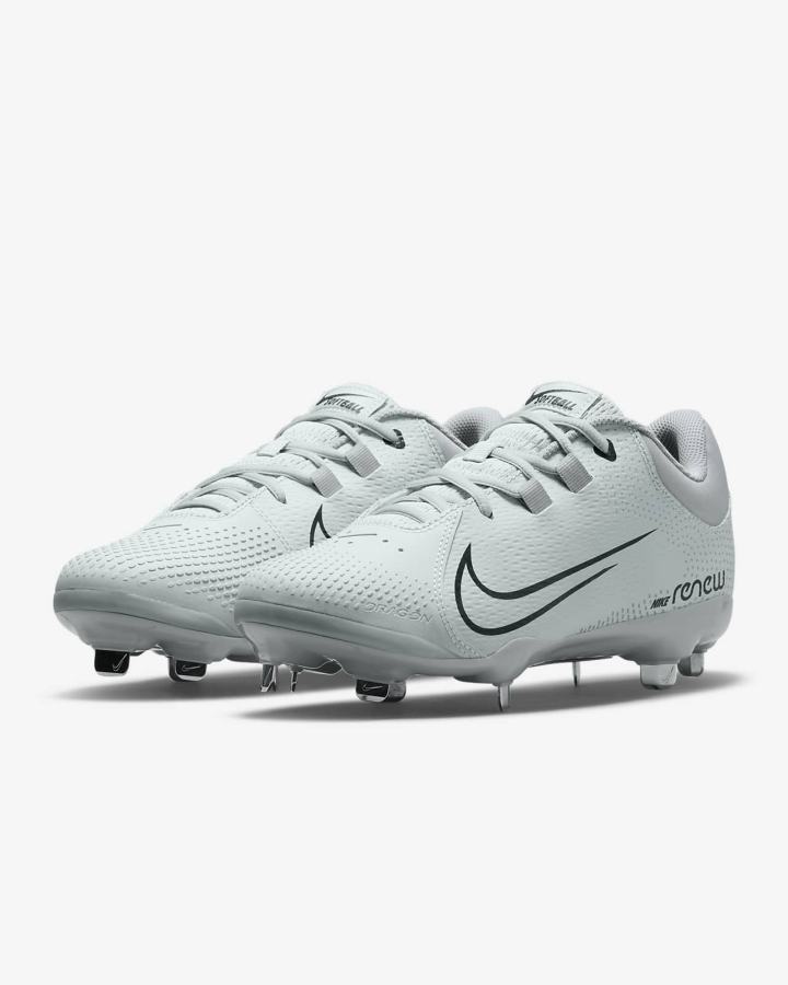 Zapatos de Softbol Nike Hyperdiamond 4 Pro Mujer Plateadas Gris Gris Oscuro | PYXJG-5384