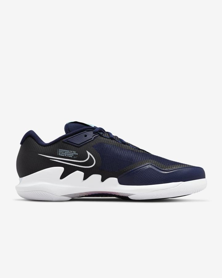Zapatos de Tenis Nike Court Air Zoom Vapor Pro Hard Court Hombre Azul Marino Blancas | PCHTZ-2013