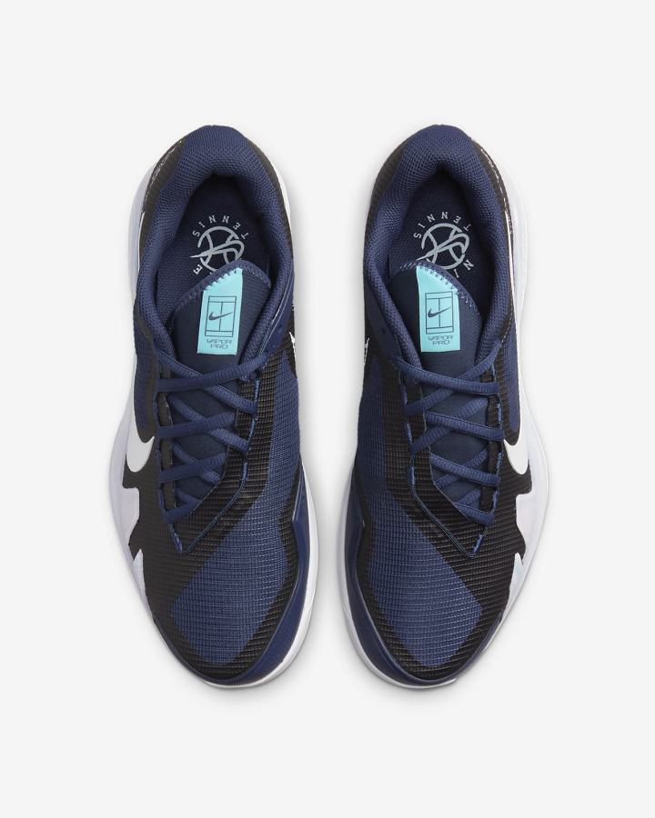 Zapatos de Tenis Nike Court Air Zoom Vapor Pro Hard Court Hombre Azul Marino Blancas | PCHTZ-2013