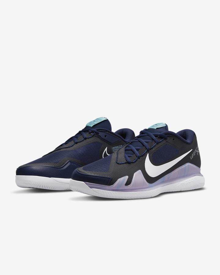 Zapatos de Tenis Nike Court Air Zoom Vapor Pro Hard Court Hombre Azul Marino Blancas | PCHTZ-2013
