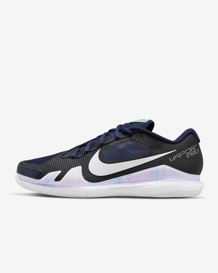 Zapatos de Tenis Nike Court Air Zoom Vapor Pro Hard Court Hombre Azul Marino Blancas | PCHTZ-2013