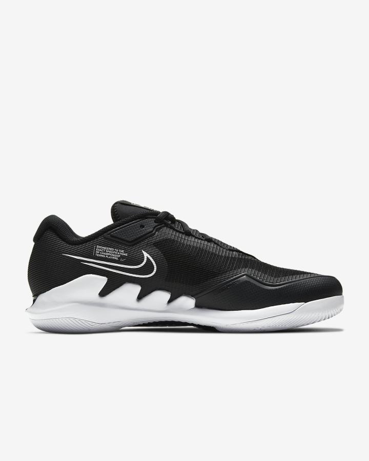 Zapatos de Tenis Nike Court Air Zoom Vapor Pro Hard Court Hombre Negras Blancas | TSNXL-8736
