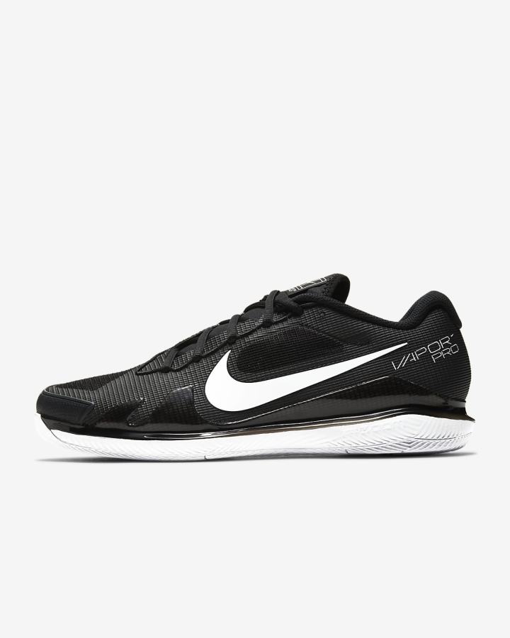 Zapatos de Tenis Nike Court Air Zoom Vapor Pro Hard Court Hombre Negras Blancas | TSNXL-8736