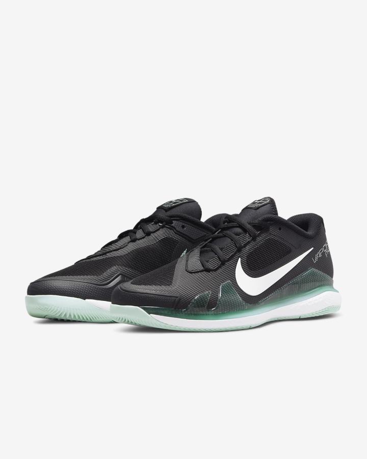 Zapatos de Tenis Nike Court Air Zoom Vapor Pro Hard Court Hombre Negras Verde Menta Blancas | VFEYS-6095