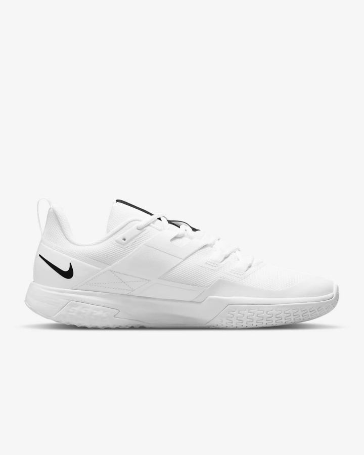Zapatos de Tenis Nike Court Vapor Lite Hard Court Hombre Blancas Negras | BQFIJ-4806
