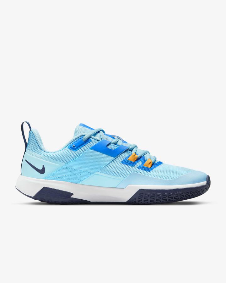 Zapatos de Tenis Nike Court Vapor Lite Hard Court Hombre Azules Blancas Azul Marino | ZDSTC-7589